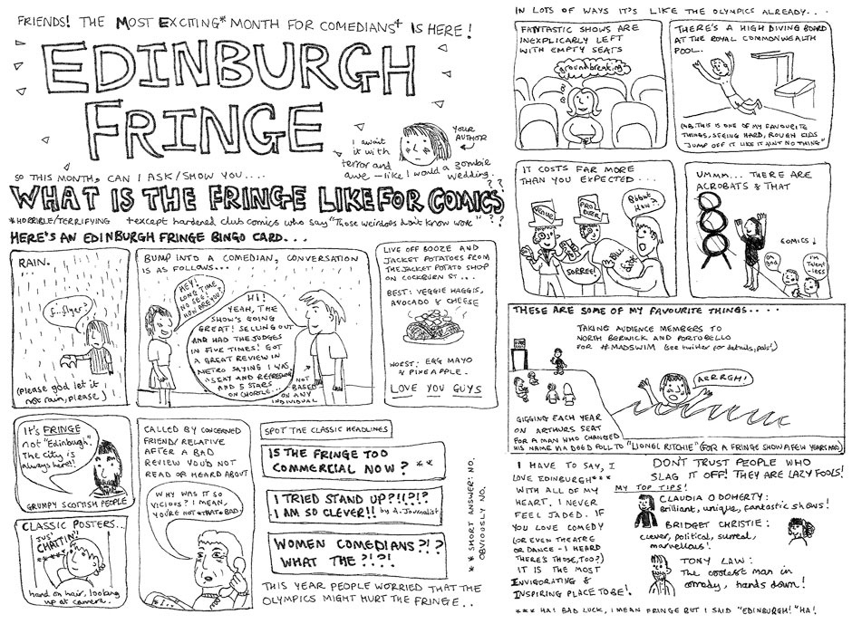 What is the fringe like for comics?